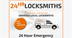 Desktop Screenshot of 24hr-locksmith-swansea.co.uk